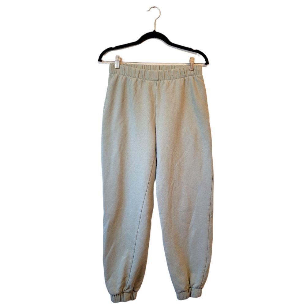 J. Galt Women's Sage Green Over Sized Sweatpants One Size